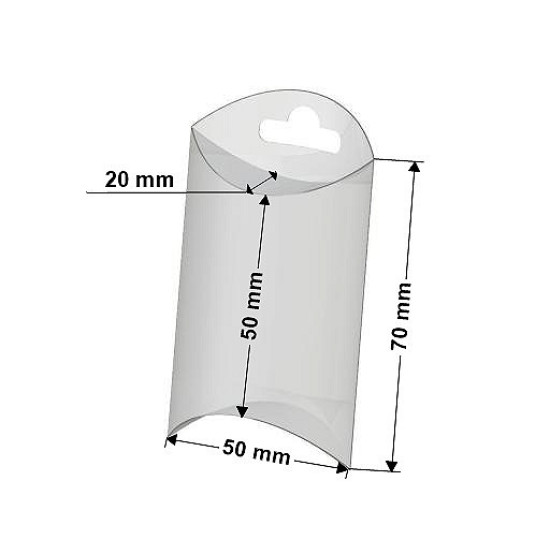 Cutie plastic euroholder, 5x7 cm - Transparent (50 Bucăți) Cutie plastic euroholder, 5x7 cm - Transparent (50 Bucăți)