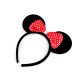 Cordeluță cu urechi minnie - Roșu (1 Bucată)