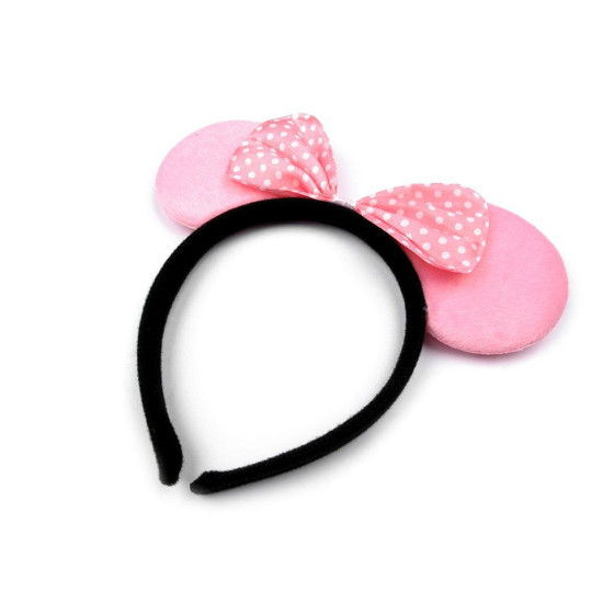 Cordeluță cu urechi minnie - Roșu (1 Bucată)