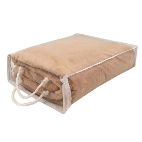 Husă cu fermoar pentru depozitare textile - Transparent (20 Bucăți) Husă cu fermoar pentru depozitare textile - Transparent (20 Bucăți)