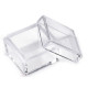 Cutie din plastic cu capac, 2,5x2,5x1,5 cm - Transparent (1 Bucată) Cutie din plastic cu capac, 2,5x2,5x1,5 cm - Transparent (1 Bucată)