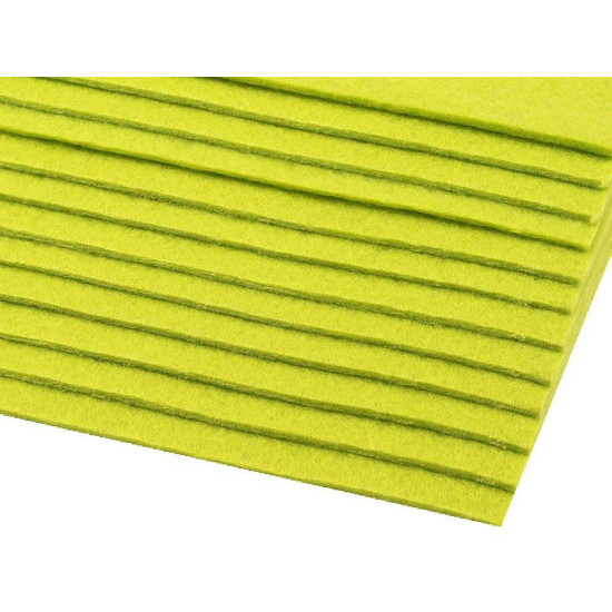 Coli fetru, 20x30 cm - Verde mentă (2 Bucăți)