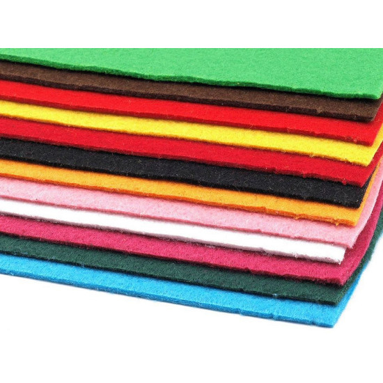 Coli fetru, 20x30 cm - Verde mentă (2 Bucăți)