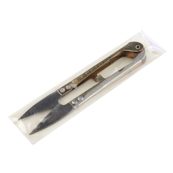 Ciupitoare metalică, lungime 10 cm - Auriu deschis (1 Bucată)