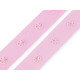 Bandă cu capse pentru confecții textile / body, lățime 18 mm - Negru (45 Metri)