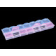 Cutie din plastic compartimentată, 6x21,5x2 cm - Bleu gheață (10 Bucăți) Cutie din plastic compartimentată, 6x21,5x2 cm - Bleu gheață (10 Bucăți)