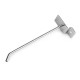 Cârlig panou slatwall, 14 cm - Nichel (400 Bucăți)