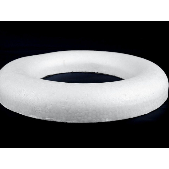 Cerc polistiren secționat, ø29 cm - Alb (10 Bucăți) Cerc polistiren secționat, ø29 cm - Alb (10 Bucăți)