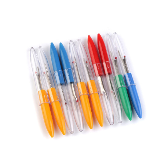 Descusător / cuţit butonieră, lungime 12 cm - Culoare aleatorie (1 Bucată) Descusător / cuţit butonieră, lungime 12 cm - Culoare aleatorie (1 Bucată)