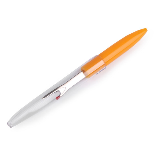 Descusător / cuţit butonieră, lungime 12 cm - Culoare aleatorie (1 Bucată) Descusător / cuţit butonieră, lungime 12 cm - Culoare aleatorie (1 Bucată)