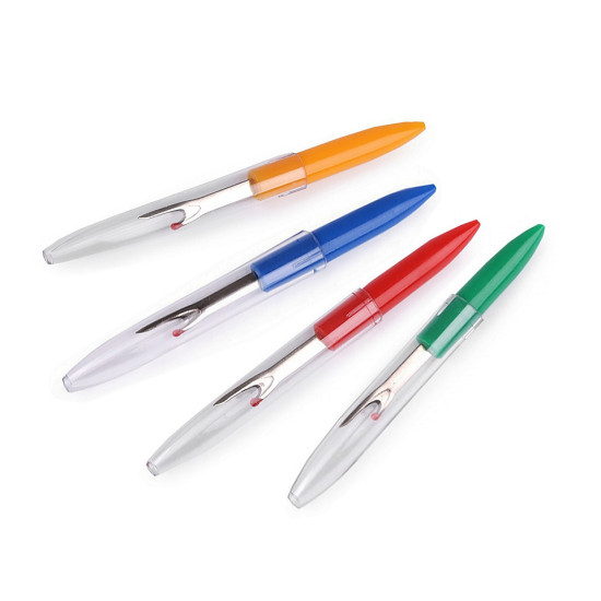 Descusător / cuţit butonieră, lungime 12 cm - Culoare aleatorie (1 Bucată) Descusător / cuţit butonieră, lungime 12 cm - Culoare aleatorie (1 Bucată)