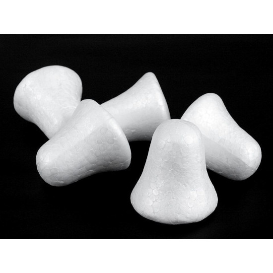 Clopoțel din polistiren, 4,5x5 cm - Alb (20 Bucăți) Clopoțel din polistiren, 4,5x5 cm - Alb (20 Bucăți)
