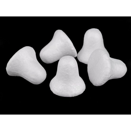 Clopoțel din polistiren, 4,5x5 cm - Alb (20 Bucăți) Clopoțel din polistiren, 4,5x5 cm - Alb (20 Bucăți)