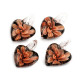 Pandantiv sticlă, model inimioară, 21x21mm - Galben (1 Bucată) Pandantiv sticlă, model inimioară, 21x21mm - Galben (1 Bucată)