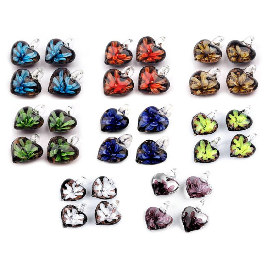 Pandantiv sticlă, model inimioară, 21x21mm - Galben (1 Bucată) Pandantiv sticlă, model inimioară, 21x21mm - Galben (1 Bucată)