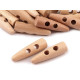 Nasturi lungi din lemn, model corn, 10x40 mm - Natur (20 Bucăți) Nasturi lungi din lemn, model corn, 10x40 mm - Natur (20 Bucăți)