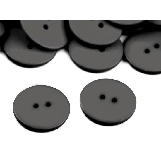 Nasturi plastic, 2 găuri, mărimea 36" - Alb (10 Bucăți) Nasturi plastic, 2 găuri, mărimea 36" - Alb (10 Bucăți)