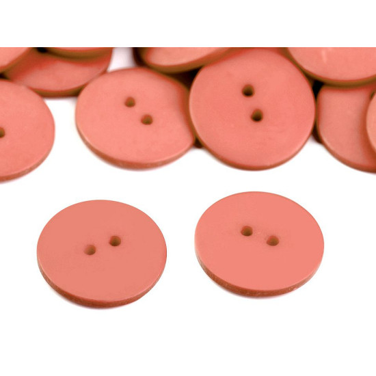 Nasturi plastic, 2 găuri, mărimea 36" - Alb (10 Bucăți) Nasturi plastic, 2 găuri, mărimea 36" - Alb (10 Bucăți)
