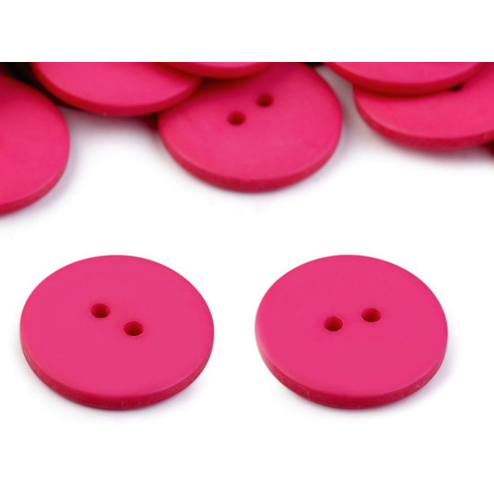 Nasturi plastic, 2 găuri, mărimea 48" - Alb (50 Bucăți) Nasturi plastic, 2 găuri, mărimea 48" - Alb (50 Bucăți)