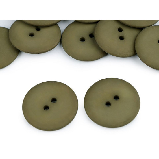 Nasturi plastic, 2 găuri, mărimea 48" - Alb (50 Bucăți) Nasturi plastic, 2 găuri, mărimea 48" - Alb (50 Bucăți)