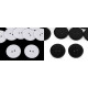 Nasturi plastic, 2 găuri, mărimea 48" - Alb (50 Bucăți) Nasturi plastic, 2 găuri, mărimea 48" - Alb (50 Bucăți)