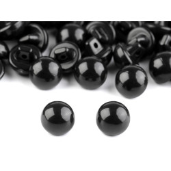 Nasture / ochi pentru jucării, ø9 mm - Negru (100 Bucăți)