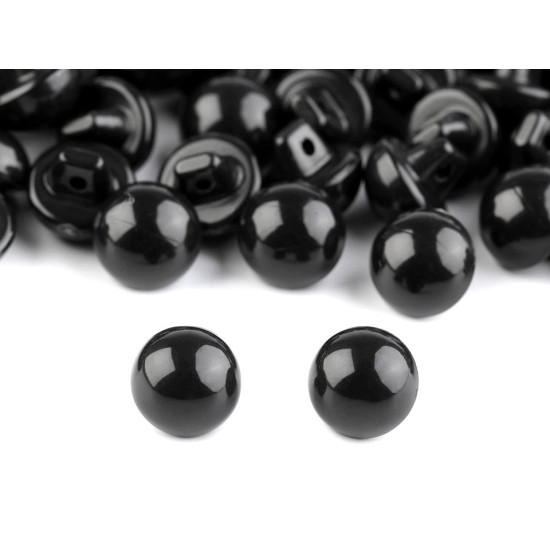 Nasture / ochi pentru jucării, ø9 mm - Negru (20 Bucăți) Nasture / ochi pentru jucării, ø9 mm - Negru (20 Bucăți)