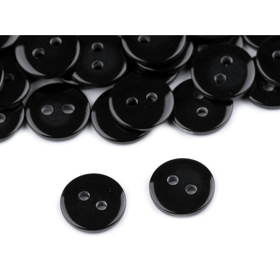 Nasturi plastic, 2 găuri, mărimea 18" - Alb (1000 Bucăți) Nasturi plastic, 2 găuri, mărimea 18" - Alb (1000 Bucăți)