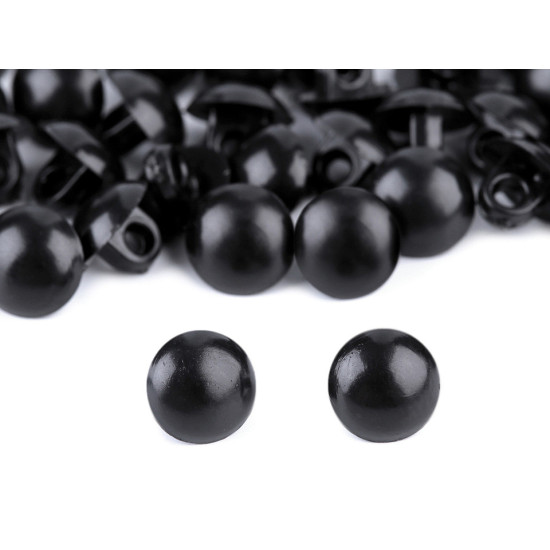 Nasture / ochi pentru jucării, 12" - Negru (50 Bucăți) Nasture / ochi pentru jucării, 12" - Negru (50 Bucăți)