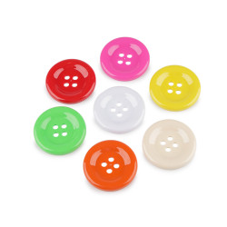 Nasturi mari plastic, 4 găuri, ø50 mm - Mix nr. 5 (7 Bucăți)