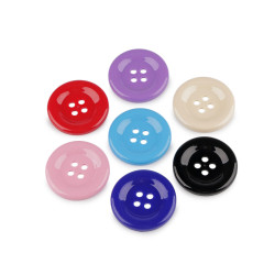 Nasturi mari plastic, 4 găuri, ø50 mm - Mix nr. 6 (7 Bucăți)
