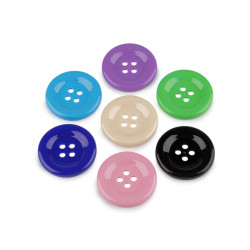 Nasturi mari plastic, 4 găuri, ø50 mm - Mix nr. 9 (7 Bucăți)