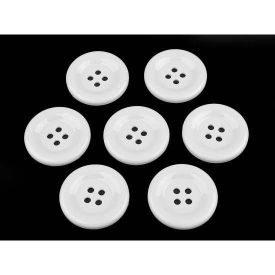 Nasturi mari plastic, 4 găuri, ø50 mm - Mix nr. 9 (7 Bucăți) Nasturi mari plastic, 4 găuri, ø50 mm - Mix nr. 9 (7 Bucăți)