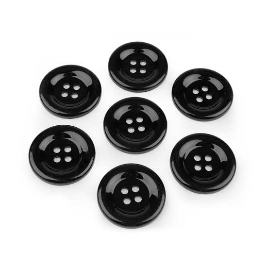Nasturi mari plastic, 4 găuri, ø50 mm - Mix nr. 9 (7 Bucăți) Nasturi mari plastic, 4 găuri, ø50 mm - Mix nr. 9 (7 Bucăți)