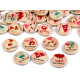 Nasturi decorativi din lemn handmade mix - Mix (50 Bucăți) Nasturi decorativi din lemn handmade mix - Mix (50 Bucăți)
