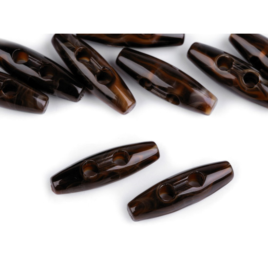 Nasture plastic maslina 9x31 mm - Chihlimbar (10 Bucăți) Nasture plastic maslina 9x31 mm - Chihlimbar (10 Bucăți)
