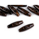 Nasture plastic maslina 9x31 mm - Chihlimbar (10 Bucăți) Nasture plastic maslina 9x31 mm - Chihlimbar (10 Bucăți)