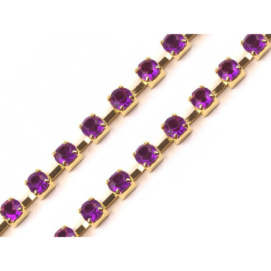 Strasuri la șirag, 2,9 mm - Cristal (90 Metri) Strasuri la șirag, 2,9 mm - Cristal (90 Metri)
