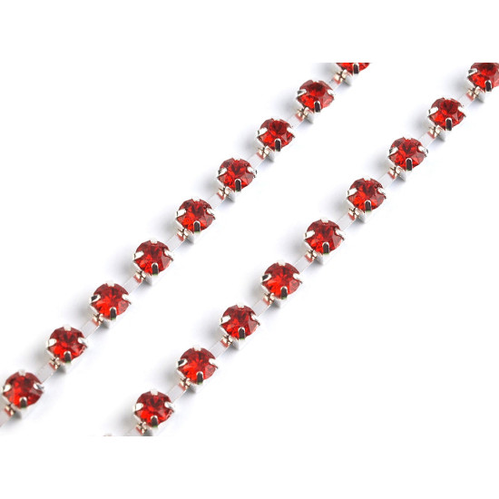 Strasuri la șirag, 2,9 mm - Cristal (90 Metri) Strasuri la șirag, 2,9 mm - Cristal (90 Metri)