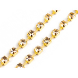 Strasuri la șirag, 2,9 mm - Cristal (27 Metri)