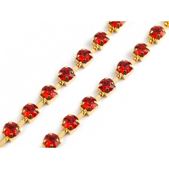 Strasuri la șirag, 2,9 mm - Cristal (90 Metri) Strasuri la șirag, 2,9 mm - Cristal (90 Metri)