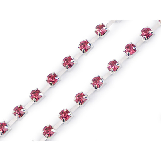 Strasuri la șirag, 2,9 mm - Cristal (90 Metri) Strasuri la șirag, 2,9 mm - Cristal (90 Metri)