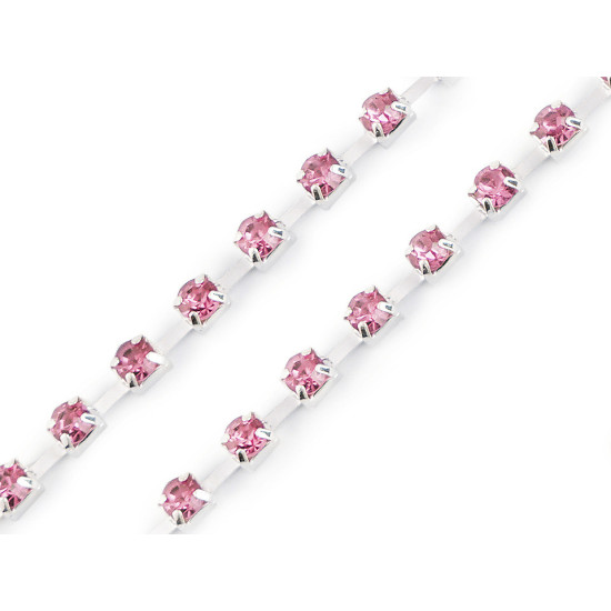 Strasuri la șirag, 2,9 mm - Cristal (90 Metri) Strasuri la șirag, 2,9 mm - Cristal (90 Metri)