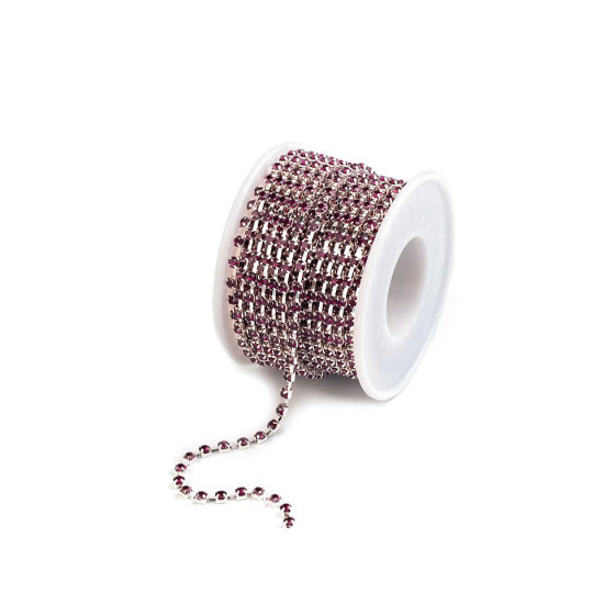 Strasuri la șirag, 2,9 mm - Cristal (90 Metri) Strasuri la șirag, 2,9 mm - Cristal (90 Metri)