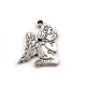 Pandantiv îngeraș, 17x20mm - Platinum (4 Bucăți) Pandantiv îngeraș, 17x20mm - Platinum (4 Bucăți)