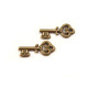 Pandantiv cheie, 9x20 mm - Alamă antică (10 Bucăți) Pandantiv cheie, 9x20 mm - Alamă antică (10 Bucăți)