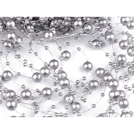Ghirlandă decorativă perle, ø7 mm, lungime 130 cm - Mov deschis (4 Bucăți) Ghirlandă decorativă perle, ø7 mm, lungime 130 cm - Mov deschis (4 Bucăți)