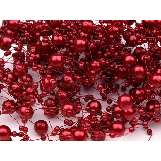 Ghirlandă decorativă perle, ø7 mm, lungime 130 cm - Mov deschis (4 Bucăți) Ghirlandă decorativă perle, ø7 mm, lungime 130 cm - Mov deschis (4 Bucăți)