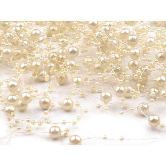 Ghirlandă decorativă perle, ø7 mm, lungime 130 cm - Mov deschis (4 Bucăți) Ghirlandă decorativă perle, ø7 mm, lungime 130 cm - Mov deschis (4 Bucăți)