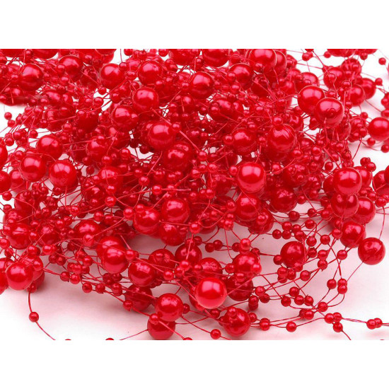 Ghirlandă decorativă perle, ø7 mm, lungime 130 cm - Mov deschis (4 Bucăți) Ghirlandă decorativă perle, ø7 mm, lungime 130 cm - Mov deschis (4 Bucăți)